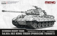1/72 German Heavy Tank Sd.Kfz.182 King Tiger (Porsche...