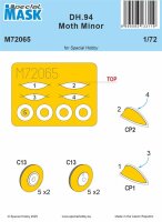 1/72 DH.94 Moth Minor Paint Mask for Special Hobby