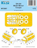 1/72 DH.94 Moth Minor Coupe Paint Mask for Special Hobby