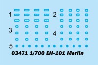 1/700 EH-101 Merlin Helicopter