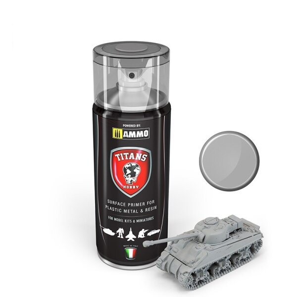 TITANS HOBBY Light Grey Matt Primer 400ml