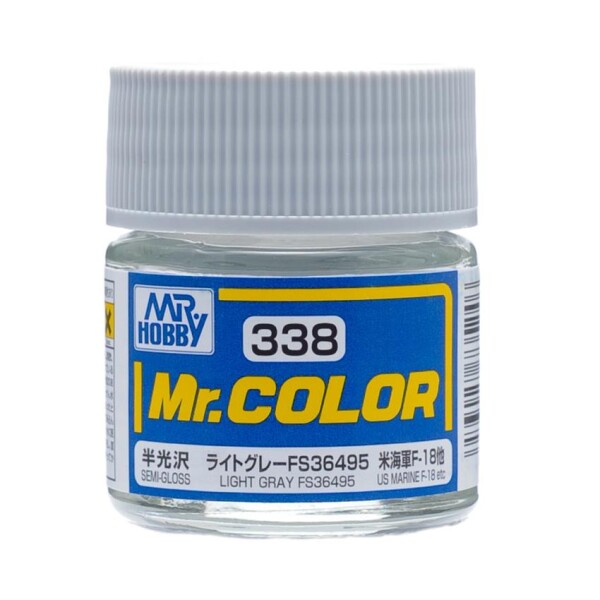 C338 Mr. Color Light Gray FS36495 / Hellgrau seidenmatt 10 ml