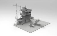 1/35 Akagi Bridge w/Flight Deck and A6M2 Zero Fighter