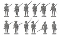 1/72 American War of Independence - Hessian Musketeers Charging