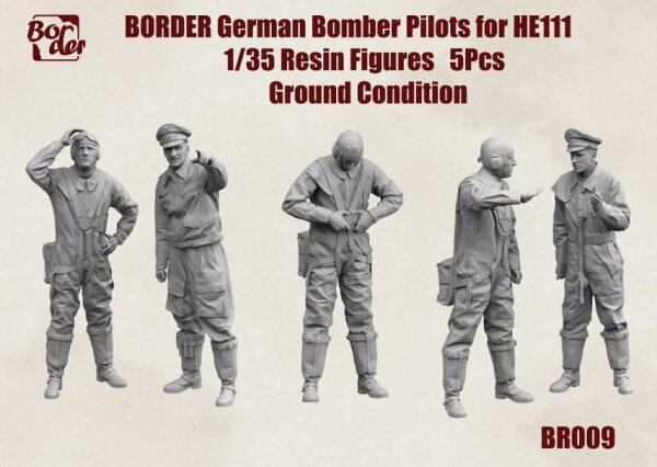 1/35 German Bomber Pilots for He111 - Ground Condition