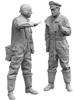 1/35 German Bomber Pilots for He111 - Ground Condition