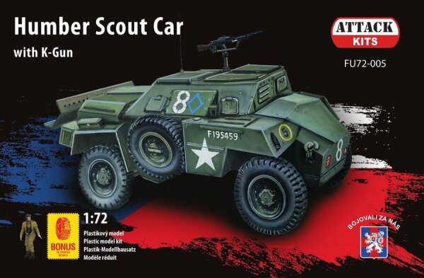 1/72 Humber Scout Car with Vicker K-Gun + Bonus