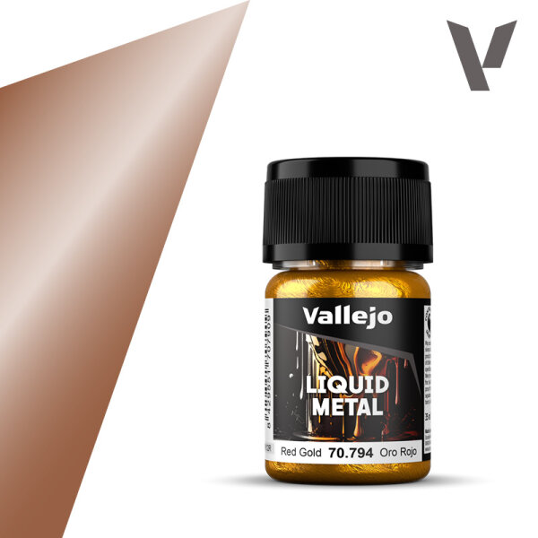 Vallejo Liquid Metal - Red Gold 35ml