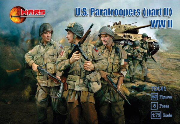 U.S. Paratroopers WWII (Part II) 1:72 Mars 72141