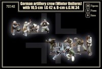 German Artillery Crew (Winter Uniform) with 10,5cm...
