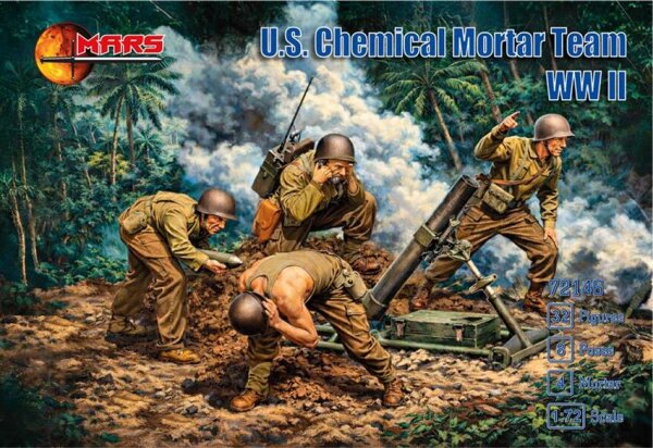 1/72 U.S. Chemical Mortar Team WWII
