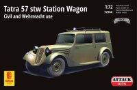 1/72 Tatra 57 stw Station Wagon Civil and Wehrmacht use -...