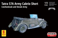 1/72 Tatra 57 Army Cabrio Short Czechoslovak ans Slovak Army - Profi-Line