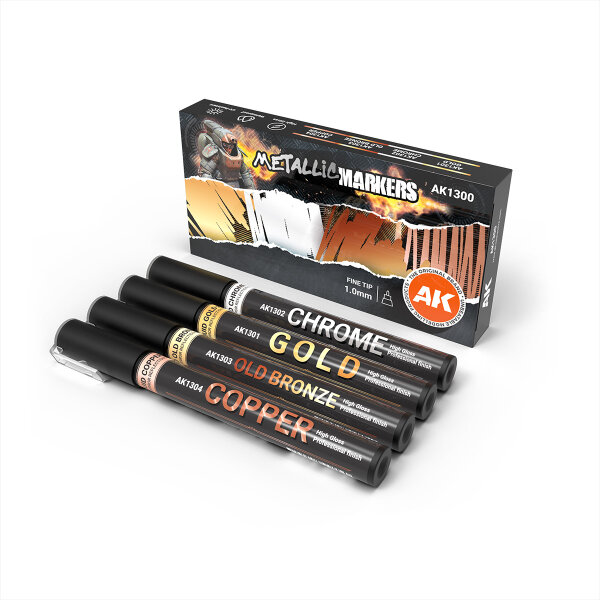 Metallic Markers Set