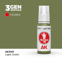 AK11411 Light Green 17ml - 3GEN Acrylics Figure