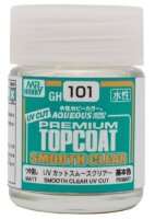 GH101 Aqueous Hobby Color - Premium Top Coat Smooth Clear UV Cut (matt) 18 ml