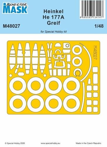 1/48 Heinkel He 177A MASK for Special Hobby