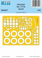 1/48 Heinkel He 177A MASK for Special Hobby