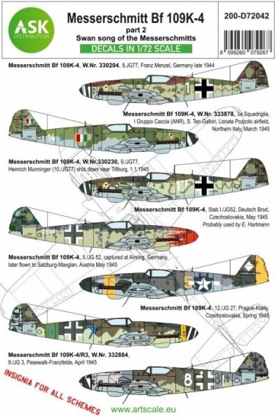 1/72 Bf 109K-4 part 2 - Swan song of the Messerschmitts #1