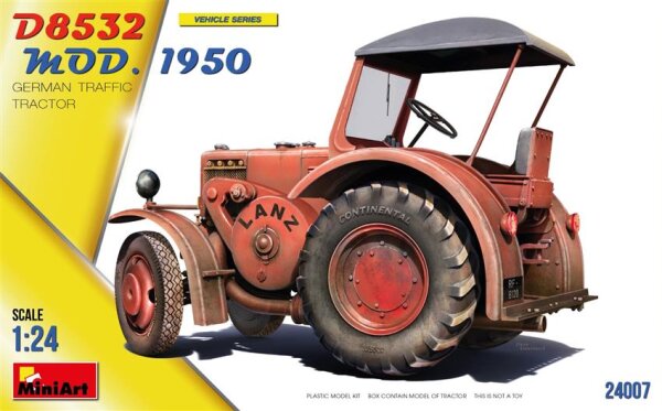 1/24 German Traffic Tractor D8532 Mod.1950 - Miniart 24007
