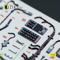 F-15C Early Interior 3D Decals for Tamiya Kit 1:32