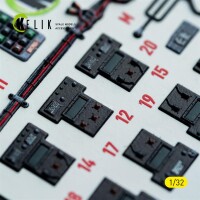 F-15C Early Interior 3D Decals for Tamiya Kit 1:32