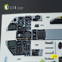 F-15C Early Interior 3D Decals for Tamiya Kit 1:32