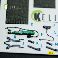 F-15C MSIP II Interior 3D Decals for Tamiya Kit 1:32