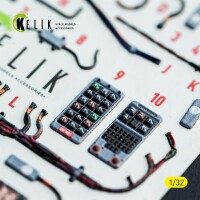 F-15C MSIP II Interior 3D Decals for Tamiya Kit 1:32