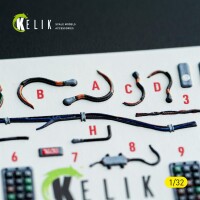 F-15C MSIP II Interior 3D Decals for Tamiya Kit 1:32