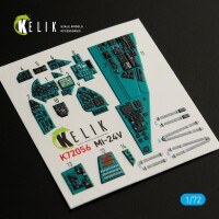 Mi-24V Interior 3D Decals for HobbyBoss Kit 1:72