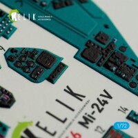 Mi-24V Interior 3D Decals for HobbyBoss Kit 1:72
