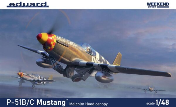 P-51B/C Mustang Malcolm Hood Weekend Edition 1:48 Eduard 84214