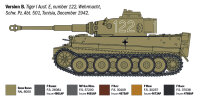 Pz. Kpfw. VI Tiger I Ausf. H (tp) Early Production 1:35 Italeri 6767