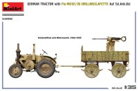 German Tractor with Fla-MG151/20 Drillingslafette auf Sd.Anh.Ost 1:35