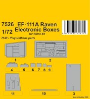 F-111A Open Electronics Boxes for Italeri 1:72