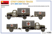 G7107 Cargo Truck with Ben Hur Trailer 1:35