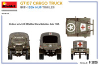 G7107 Cargo Truck with Ben Hur Trailer 1:35