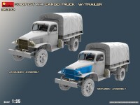 G7107 Cargo Truck with Ben Hur Trailer 1:35
