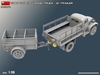 G7107 Cargo Truck with Ben Hur Trailer 1:35