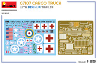 G7107 Cargo Truck with Ben Hur Trailer 1:35