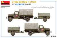 G7107 Cargo Truck with Ben Hur Trailer 1:35