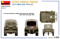 G7107 Cargo Truck with Ben Hur Trailer 1:35