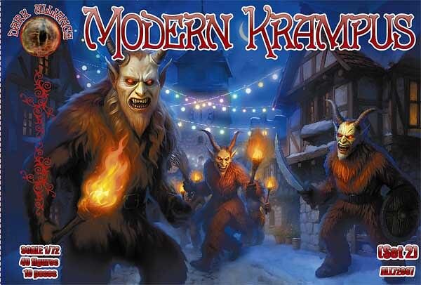 1/72 Modern Krampus. Set 2