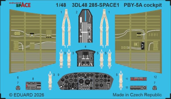 PBY-5A Cockpit SPACE for Eduard/Revell 1:48