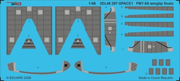 PBY-5A Catalina Wingtip Floats SPACE for Eduard/Revell 1:48 #1