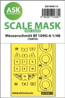 Messerschmitt Bf 109G-6 one-sided Express Mask for Tamiya...
