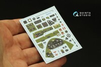 1/32 Grumman F6F-3E/N Hellcat 3D Cockpit Decals for Trumpeter