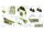 1/32 Grumman F6F-3E/N Hellcat 3D Cockpit Decals for Trumpeter