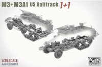 1/35 M3 & M3A1 U.S. WWII Halftracks Double Combo